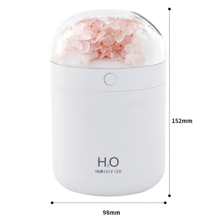 เครื่องเพิ่มความชื้นรูปดอกไม้ WT18 USB สำหรับตั้งโต๊ะ สำนักงาน ห้องนอน เครื่องพ่นไอน้ำเพิ่มความชุ่มชื้น