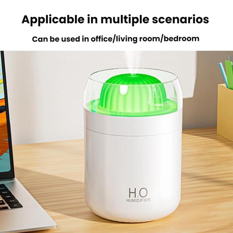 เครื่องเพิ่มความชื้นไฟแสงบรรยากาศรูปกระบองเพชร WT32 USB ติดรถยนต์ เครื่องเพิ่มความชื้นอัจฉริยะ