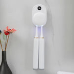 เครื่องฆ่าเชื้อ UV อัจฉริยะติดผนัง พร้อมเครื่องฆ่าเชื้อแปรงสีฟันแบบเป่าลมแห้ง