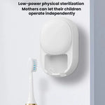 เครื่องฆ่าเชื้อ UV อัจฉริยะติดผนัง พร้อมเครื่องฆ่าเชื้อแปรงสีฟันแบบเป่าลมแห้ง