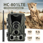 กล้องล่าสัตว์ติดตามอินฟราเรดกันฝนกันหมอก 20MP 4G HC-801LTE