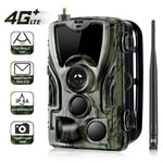 กล้องล่าสัตว์ติดตามอินฟราเรดกันฝนกันหมอก 20MP 4G HC-801LTE