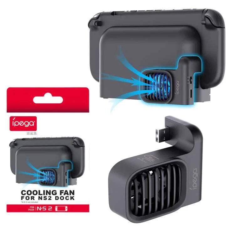 พัดลมระบายความร้อนสำหรับแท่นชาร์จเครื่อง Nintendo Switch 2 ipega พร้อมปรับความเร็วได้ รุ่น PG-SW2206