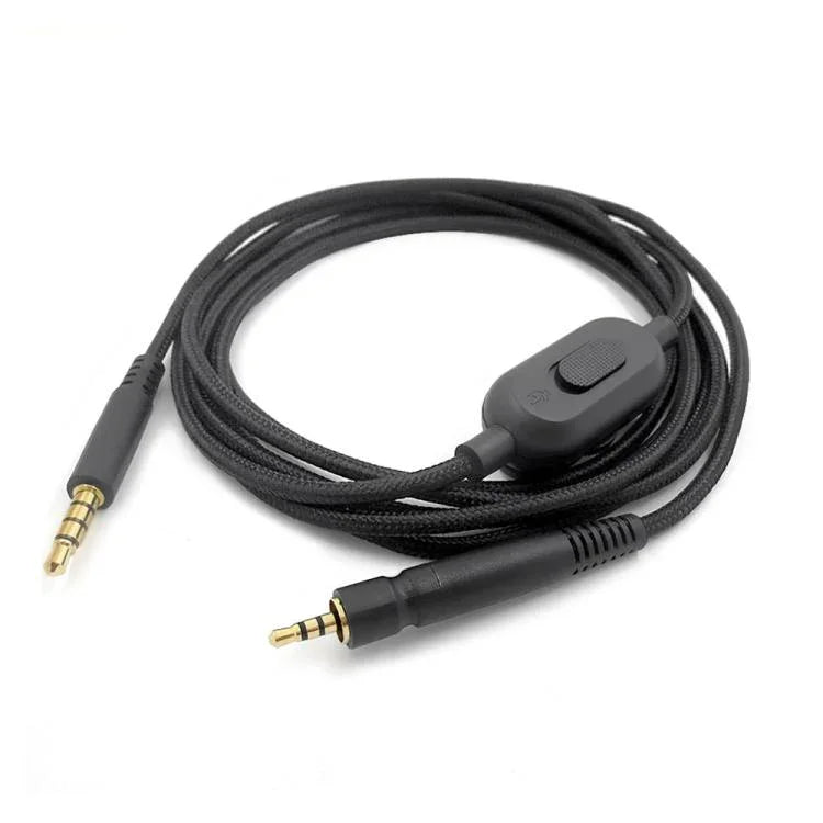 สายหูฟังรุ่น Tuning Edition ยาว 2 เมตร สำหรับ Sennheiser GAME ONE / GAME ZERO / PC 373D / GSP350 / GSP500 / GSP600, ปลั๊กเดี่ยว, ปลั๊กคู่