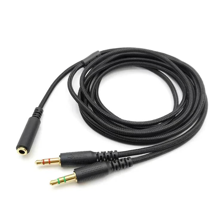 สายต่อขยาย 2-in-1 แบบชายต่อหญิง 3.5 มม. สำหรับ Razer Kraken V2, ZS0190