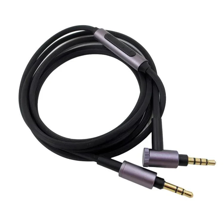 สายเสียงหูฟัง 3.5 มม. สำหรับ Sony WH-1000XM3 / WH-1000XM2 / WH-1000XM4 / WH-H900N / WH-H800, สายควบคุมยาว 1.5 เมตร, สายตรงยาว 1.5 เมตร