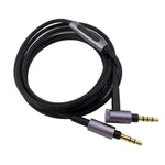 สายเสียงหูฟัง 3.5 มม. สำหรับ Sony WH-1000XM3 / WH-1000XM2 / WH-1000XM4 / WH-H900N / WH-H800, สายควบคุมยาว 1.5 เมตร, สายตรงยาว 1.5 เมตร