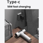 ไดร์เป่าผมไร้สายความเร็วสูง มอเตอร์ 100,000 รอบต่อนาที ชาร์จเร็ว USB-C แบตเตอรี่ในตัว 15600mAh