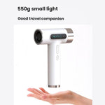 ไดร์เป่าผมไร้สายความเร็วสูง มอเตอร์ 100,000 รอบต่อนาที ชาร์จเร็ว USB-C แบตเตอรี่ในตัว 15600mAh
