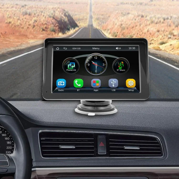 เครื่องเล่น MP5 รถยนต์ขนาด 7 นิ้ว หน้าจอสัมผัส HD พร้อมกล้องถอยหลัง 8 ดวง ไร้สาย CarPlay รุ่น X5300 พร้อมกล้อง 8 ดวง