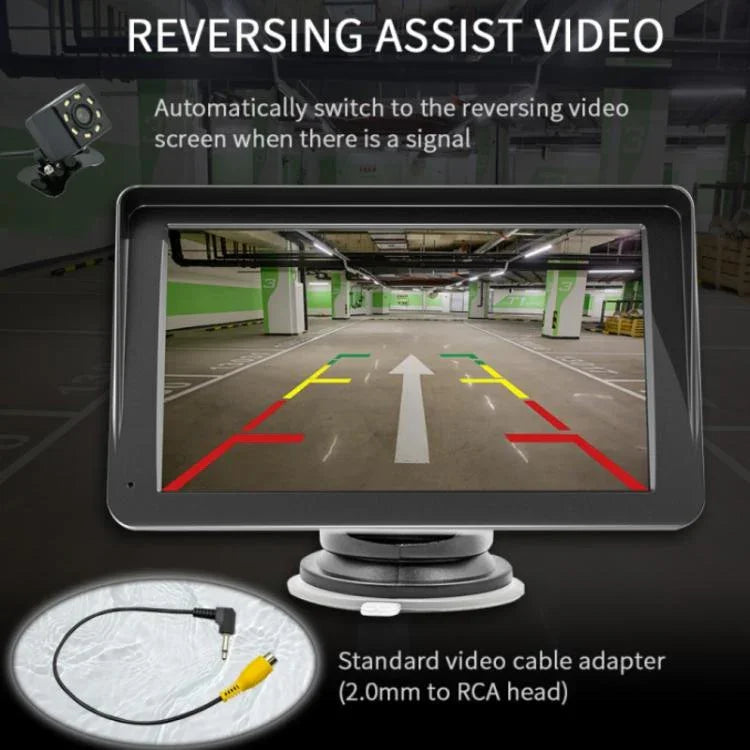 เครื่องเล่น MP5 รถยนต์ขนาด 7 นิ้ว หน้าจอสัมผัส HD พร้อมกล้องถอยหลัง 8 ดวง ไร้สาย CarPlay รุ่น X5300 พร้อมกล้อง 8 ดวง
