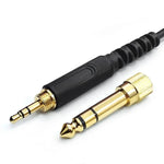 สายเสียงหูฟังสปริงยาว 1.2 เมตร สำหรับ Pioneer HDJ-CUE1 / HDJ-X7 / HDJ-S7 / HDJ-X5 / HDJ-S7, ปลั๊กโค้ง, ปลั๊กตรง