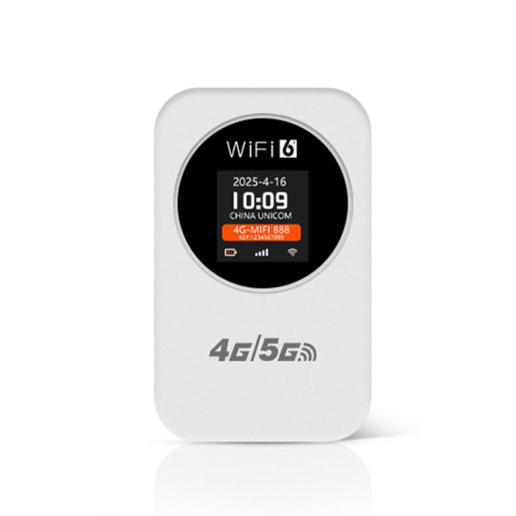 ฮอตสปอตไวไฟพกพา 4G/5G เราเตอร์มือถือ 300Mbps พร้อมแสดงเวลา แบตเตอรี่ในตัว 3000mAh รุ่นเอเชีย รุ่นยูเรเชีย