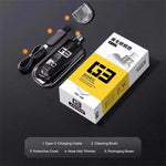 เครื่องตัดขนจมูก WUSHANG ชาร์จ USB-C อ่อนโยนและไม่เจ็บปวดสำหรับดูแลจมูก