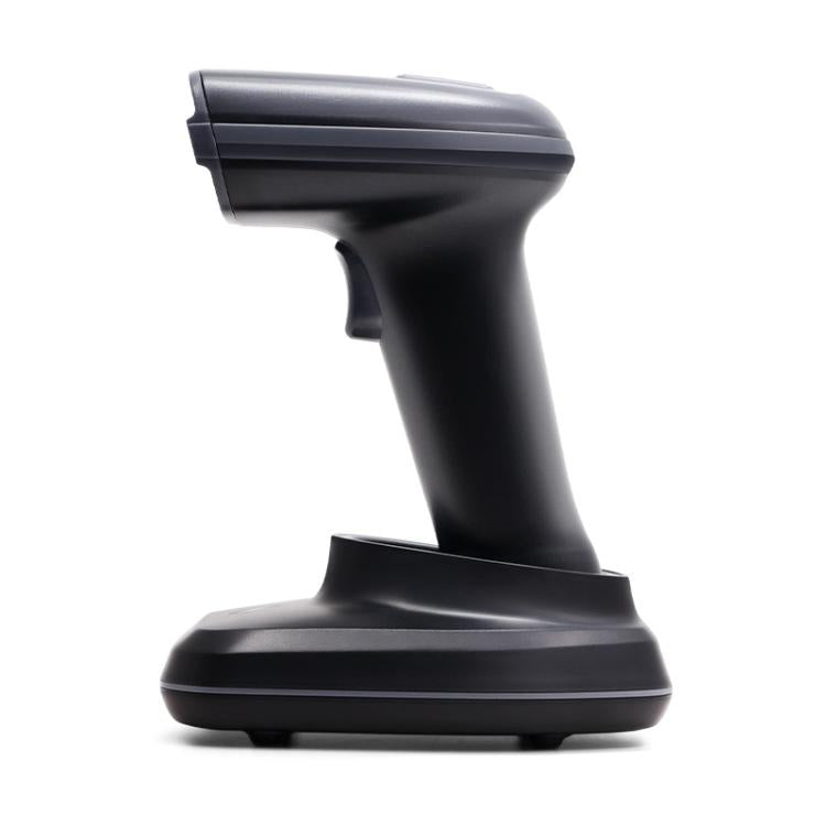 เครื่องสแกนบาร์โค้ด QR Code ไร้สายระยะไกลพร้อมฐาน, 2.4G เดี่ยว, 2.4G + Bluetooth
