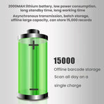 เครื่องสแกนบาร์โค้ด QR Code ไร้สายระยะไกลพร้อมฐาน, 2.4G เดี่ยว, 2.4G + Bluetooth