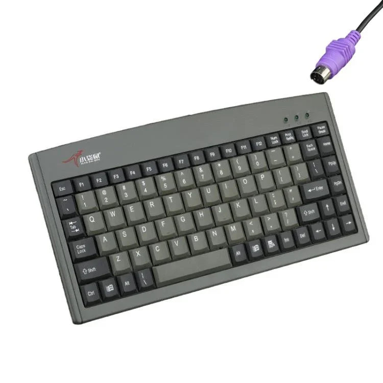Little Kangaroo DS-3000 คีย์บอร์ดแบบมีสาย 88 ปุ่ม พร้อมวงแหวนแม่เหล็ก สำหรับแล็ปท็อป อุตสาหกรรม และออฟฟิศ รองรับ PS2, USB