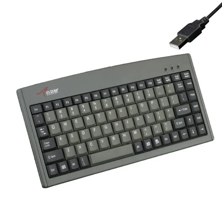 Little Kangaroo DS-3000 คีย์บอร์ดแบบมีสาย 88 ปุ่ม พร้อมวงแหวนแม่เหล็ก สำหรับแล็ปท็อป อุตสาหกรรม และออฟฟิศ รองรับ PS2, USB