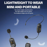 ไมโครโฟนไร้สาย 2.4G พร้อมเครื่องขยายเสียง ไมโครโฟนพกพา, 1 In 1 คลิปปกเสื้อ, 1 In 1 ใส่ศีรษะ, 1 In 2 คลิปปกเสื้อ, 1 In 2 ใส่ศีรษะ
