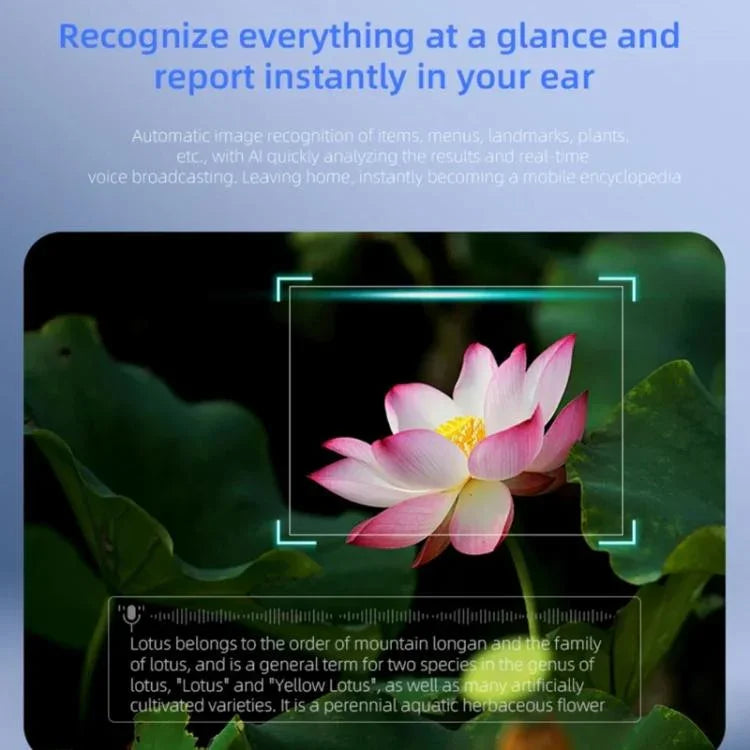 แว่นตาอัจฉริยะ V03-T5 พร้อมกล้อง 8MP & การแปล AI สด บันทึกวิดีโอ 1080P