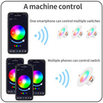 ไฟดาวน์ไลท์ LED ฝังฝ้ารองรับ Tuya WIFI & Bluetooth RGB+CW+WW ปรับความสว่างได้, 5W 2.5 นิ้ว, 7W 3.5 นิ้ว, 10W 4 นิ้ว