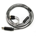 สายแจ็คหูฟัง Type-C เป็น MMCX ยาว 1.2 เมตร สำหรับ Shure SE215 / SE315 / SE425 / SE535 / SE846 พร้อมควบคุมในสาย มาตรฐาน