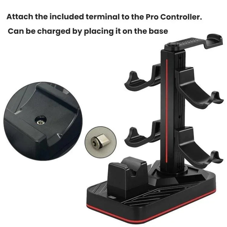 ที่วางหูฟังสำหรับจอย Nintendo Switch 2 Pro พร้อมฐานชาร์จ