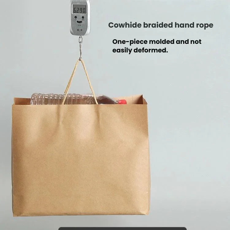 Kraft Paper Takeout Bags, Size: 13x7x14.5cm, 50bags In One Package, 15x8x21cm, Natural, 21x11x27cm, Natural, 15x8x21cm, White, 21x11x27cm, White, 21x14x27cm, White, 26x12x31cm, White, 32x11x27cm, White