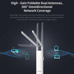 COMFAST CF-EW82 จุดเชื่อมต่อไร้สายกลางแจ้งความเร็ว 1300Mbps แบบดูอัลแบนด์ พร้อมอีเธอร์เน็ตกิกะบิต ปลั๊ก EU, ปลั๊ก US, ปลั๊ก UK, ปลั๊ก AU