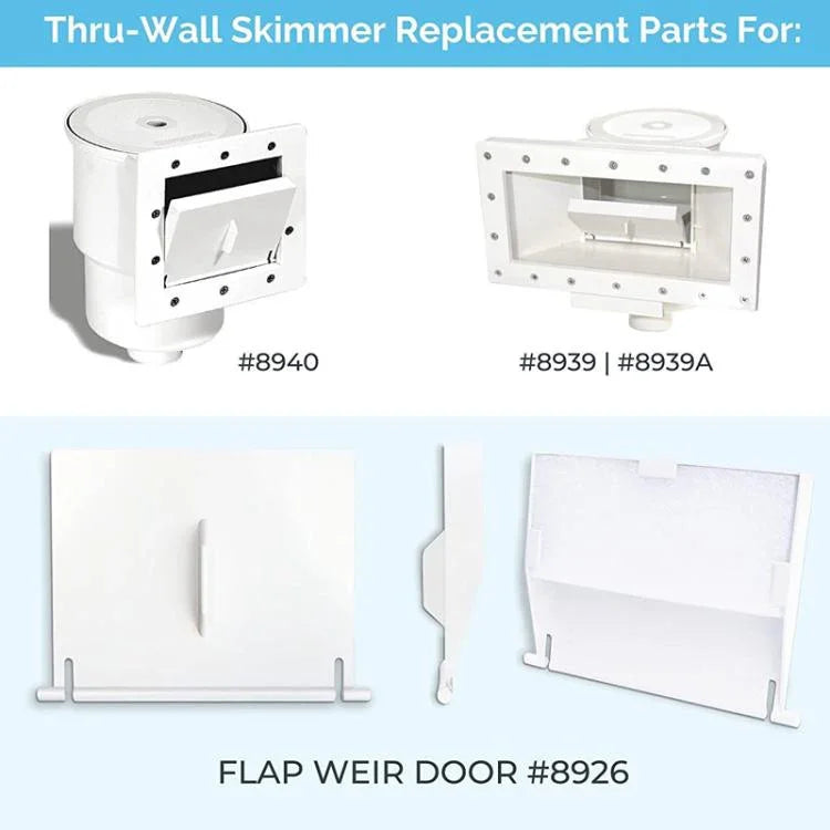 ประตูน้ำ Skimmer สระว่ายน้ำ รุ่น 8926 อะไหล่แผ่นปิด