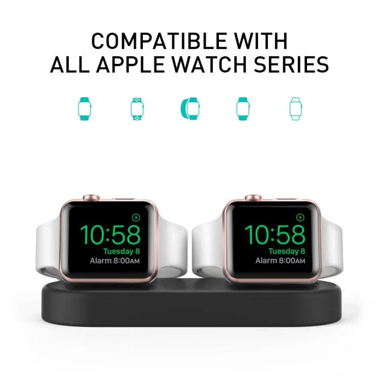 ฐานเก็บของ 2-in-1 พร้อมแท่นชาร์จซิลิโคนสำหรับ Apple Watch / หูฟัง AhaStyle DD97 สำหรับตั้งโต๊ะ