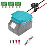 ที่ชาร์จแบตเตอรี่ลิเธียม Makita 18V 18650 เครื่องมือแปลงแบตเตอรี่ ไม่มีสวิตช์ป้องกัน พร้อมสวิตช์ป้องกัน