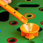 Seeding Stencil Spacing Tool Vegetable Planting Board, Round Orange, Square Green