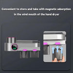 ที่วางไดร์เป่าผม Dyson ติดผนัง พร้อมที่เป่ามือ แสดงอุณหภูมิ เซลเซียส ปลั๊ก EU ฟาเรนไฮต์ ปลั๊ก US เซลเซียส ปลั๊ก US