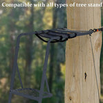 Outdoor Climbing Tree Stand Adjustable Replacement Seat Accessory, Without Cross, With Cross