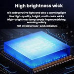 Wireless Remote-Controlled Motorcycle LED Flashing Taillight For Retrofitting, 1 Light, 2 Lights, 4 Lights, 6 Lights, 8 Lights