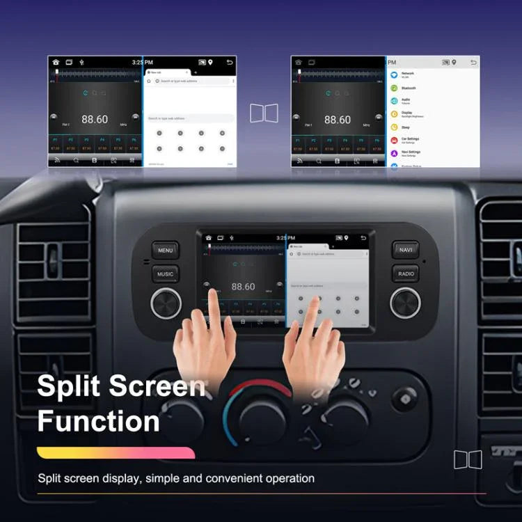 เครื่องเล่นรถยนต์ Android ขนาด 5 นิ้ว แนวนอน หน่วยควบคุมกลางแบบ All-In-One, รุ่นมาตรฐาน, รุ่นมาตรฐาน+กล้อง 12 ดวง+ไมโครโฟน