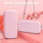 ชุดอุปกรณ์เสริมซากุระสำหรับ Nintendo Switch 2 พร้อมกระเป๋าใส่แบบพกพา, ปุ่มนิ้วโป้ง 4 ชิ้น, ฟิล์มกันรอยหน้าจอ และขาตั้ง