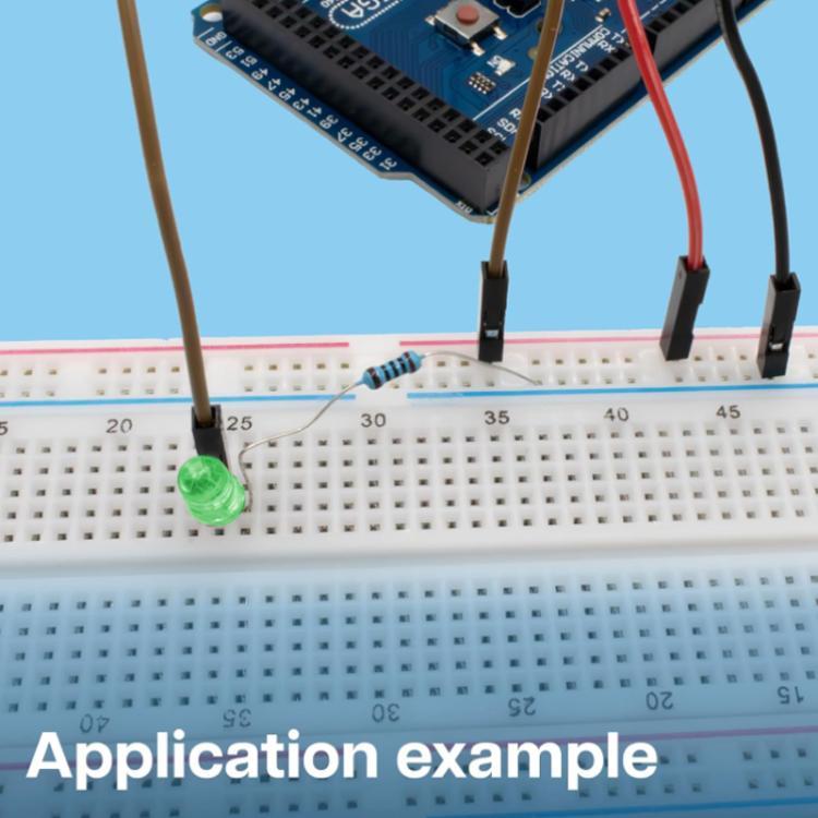 MB-102 แผงทดลองวงจร 830 รู พร้อมโมดูลจ่ายไฟและสาย Breadboard 65 เส้น