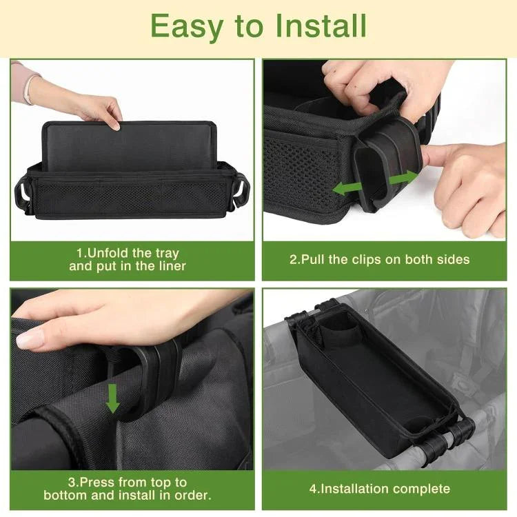 ถาดรถเข็นเด็ก รถเข็นสี่ล้อ ถาดอาหาร สำหรับ Wonderfold W1 / W2 S, สำหรับ Wonderfold W4 L