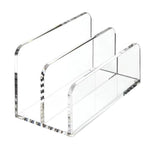 Acrylic Desk Organizer Box File Rack, Single, Double