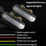 DC10-80V 60 LED Brake Tail Light Turn Signal For Electric Beach Motorcycles And Electric Bicycles