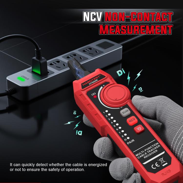 เครื่องทดสอบสายเครือข่ายป้องกันสัญญาณรบกวนมัลติฟังก์ชัน HABOTEST, รุ่น HT800B