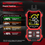 HABOTEST เครื่องทดสอบอายุแบตเตอรี่รถยนต์ 12/24V