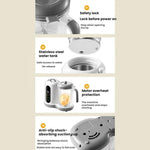 Multifunctional Baby Food Processor Fully Automatic Timer Blender, 110V US Plug, 220V EU Plug, 220V UK Plug