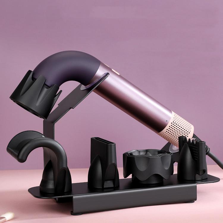 ที่วางเครื่องเป่าผมสำหรับ Dyson รุ่น HD17/HD18 ชั้นวางเก็บของบนโต๊ะ รองรับหัวเป่าจำนวน 5 หัว