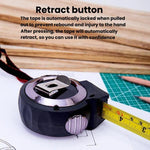 Self-Locking Steel Tape Measure TPR Covered Measuring Ruler, Deli 79550 3m x 16mm, Deli 79551 5m x 19mm, Deli 79552 7.5m x 25mm, Deli 79553 10m x 25mm
