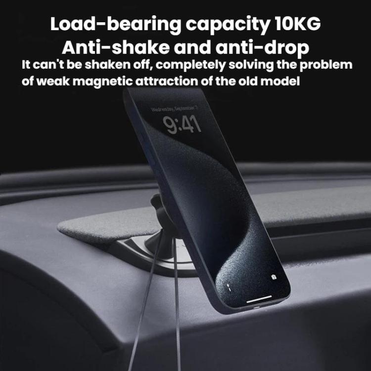 For Tesla 2025+ MODEL Y JUNIPER 2024+ Model 3 Highland Phone Holder Dashboard Phone Holder Base, Stand+Base Black, Base Black, Stand+Base Grey, Base Grey