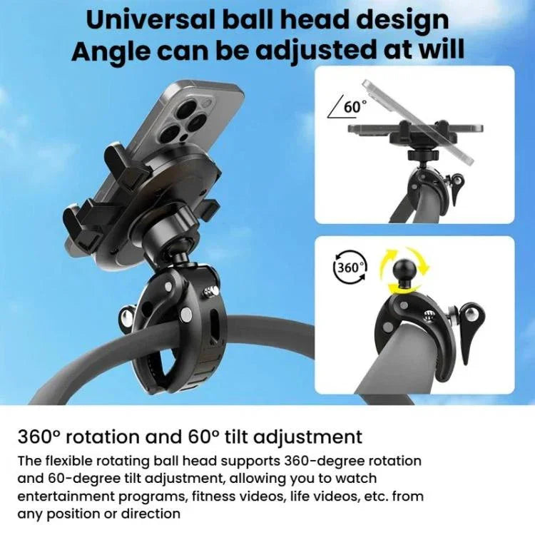Phone Holder With Secure Clamp For Baby Strollers / Infant Pushchairs, Phone Holder