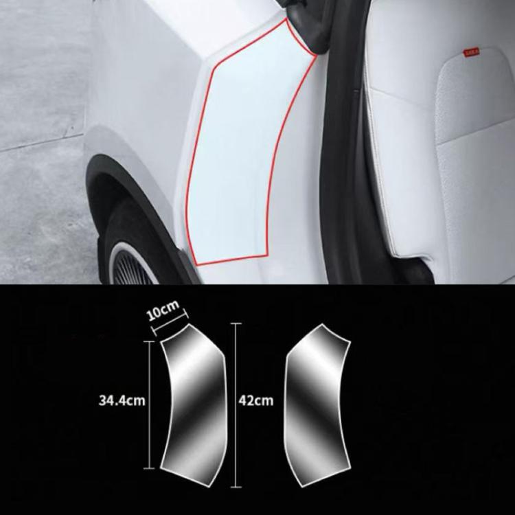 Rear Inner Door Anti-Scratch Protective Film, For Tesla Model Y Transparency, For Tesla Model Y Black, For Tesla Model 3 Transparency, For Tesla Model 3 Black, For Tesla Model Y L Transparency, For Tesla Model Y L Black